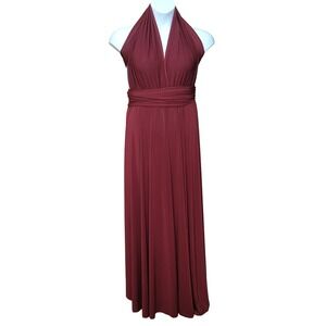 Floor Length Reg Formal Multiway Wrap Bridesmaid Infinity Convertible Dress Y2K